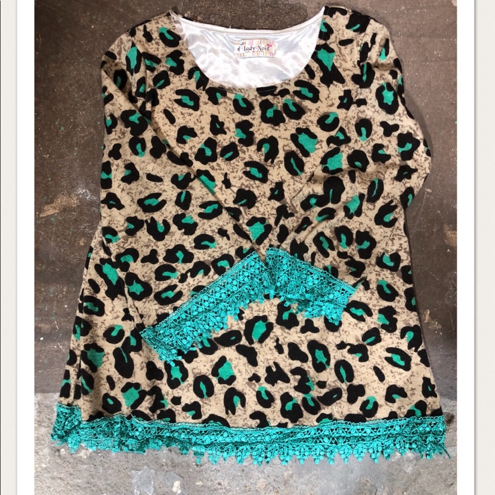 Long Sleeve Cheetah Top